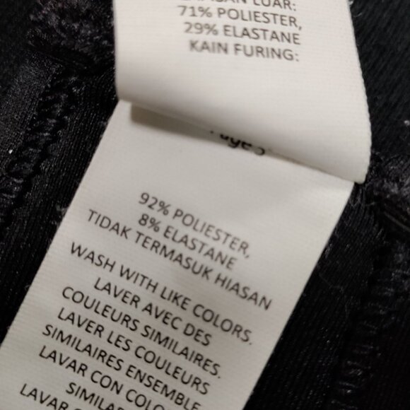 Alo Activewear Black Ribbed Polyester/Elastane Sports Bra Women's Size Small - Picture 6 of 8